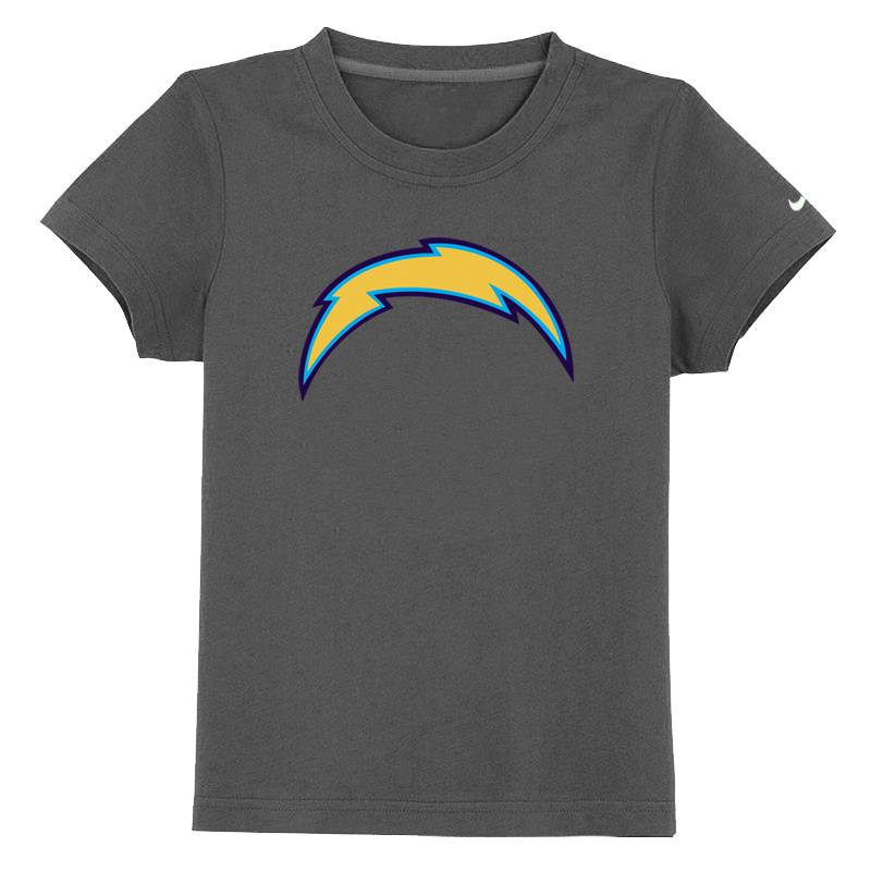 San Diego Chargers Sideline Legend Authentic Logo Youth T-Shirt D.Grey