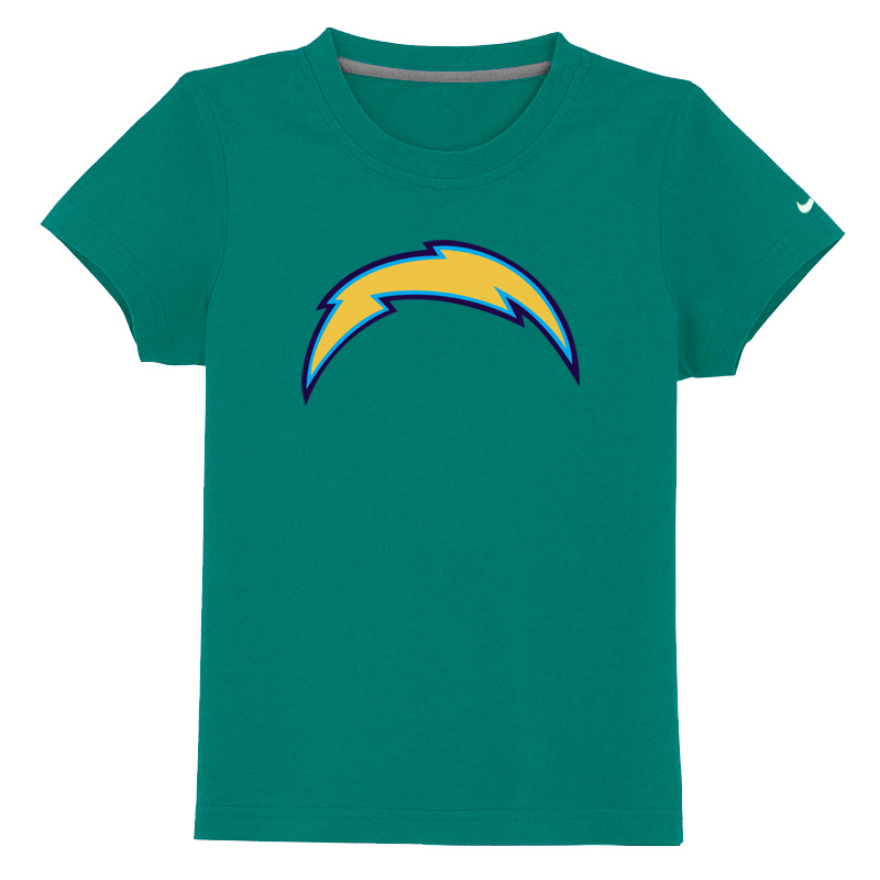 San Diego Chargers Sideline Legend Authentic Logo Youth T-Shirt Green