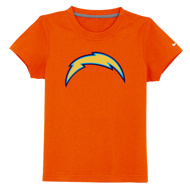 San Diego Chargers Sideline Legend Authentic Logo Youth T-Shirt Orange