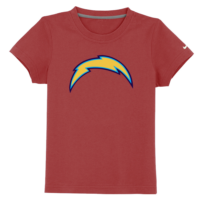 San Diego Chargers Sideline Legend Authentic Logo Youth T-Shirt Red