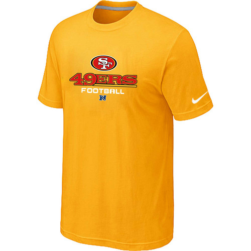 San Francisco 49ers Critical Victory Yellow T-Shirt