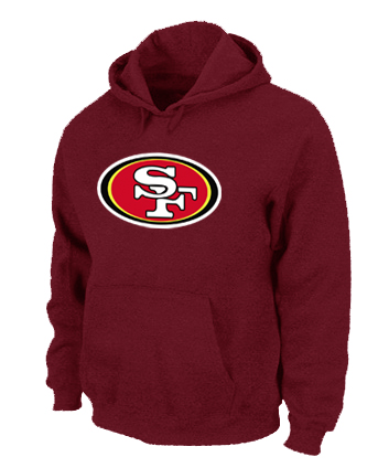 San Francisco 49ers Logo Pullover Hoodie RED