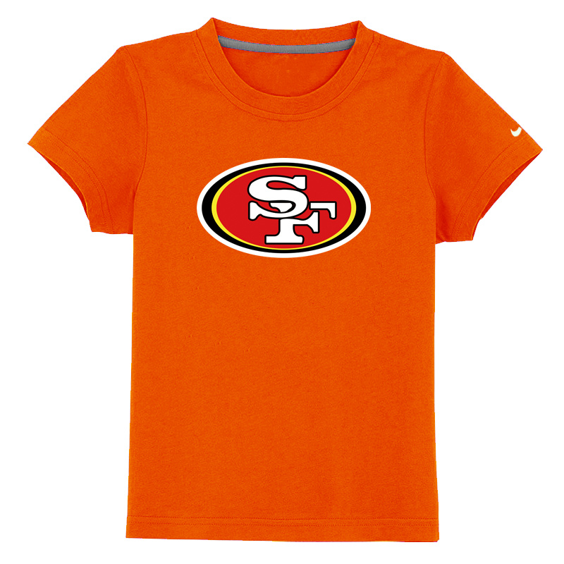 San Francisco 49ers Sideline Legend Authentic Logo Youth T-Shirt Orange