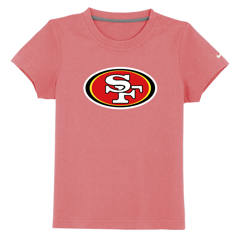San Francisco 49ers Sideline Legend Authentic Logo Youth T-Shirt Pink