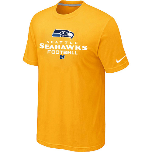 Seattle Seahawks Critical Victory Yellow T-Shirt