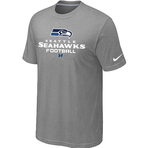 Seattle Seahawks Critical Victory light Grey T-Shirt