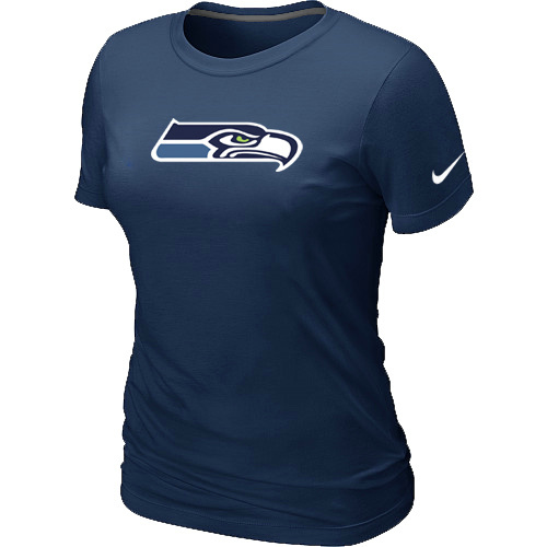 Seattle Seahawks D.Blue Women's Logo T-Shirt