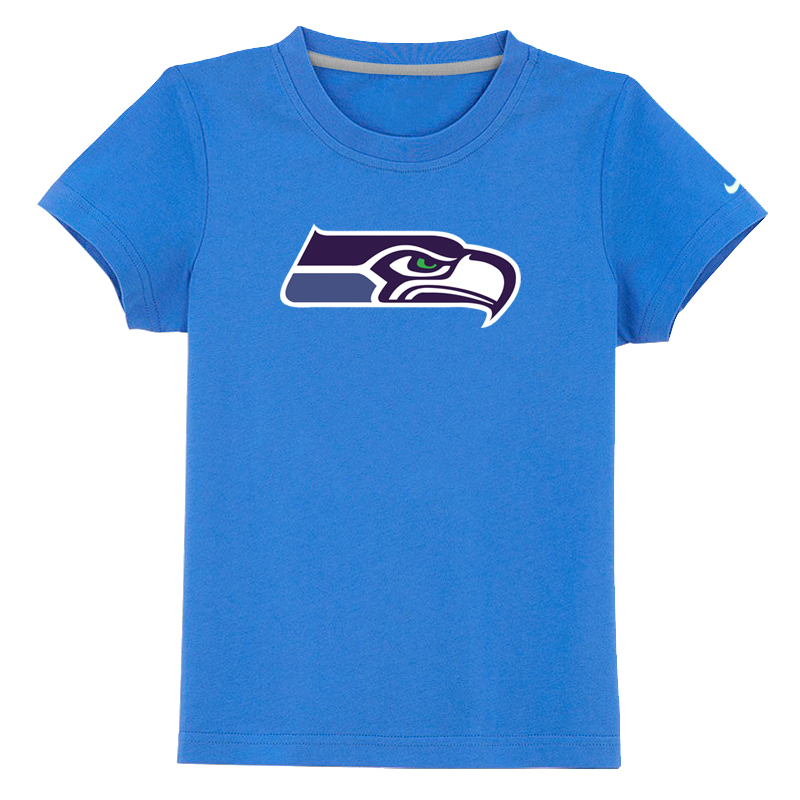 Seattle Seahawks Sideline Legend Authentic Logo Youth T-Shirt light Blue