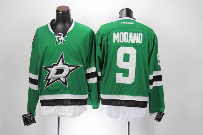 Stars 9 Modano Green Jerseys