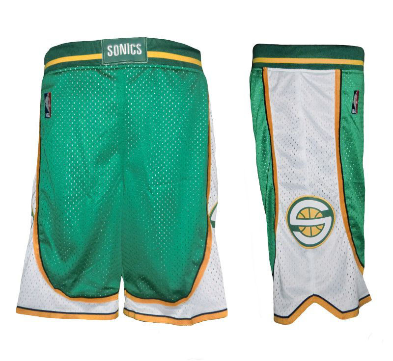 Supersonics Green Shorts