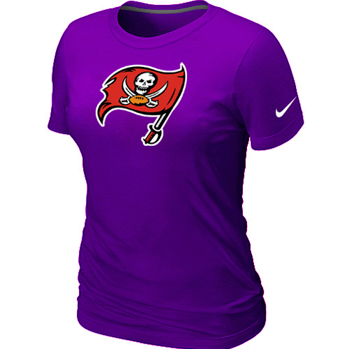 Tampa Bay Buccaneers Purple Women's Logo T-Shirt