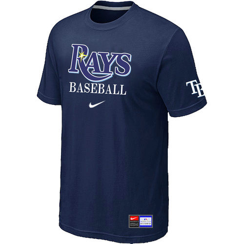 Tampa Bay Rays D.Blue Nike Short Sleeve Practice T-Shirt