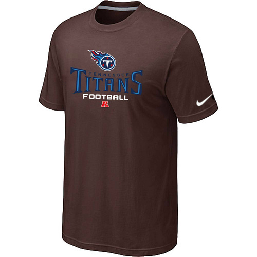 Tennessee Titans Critical Victory Brown T-Shirt