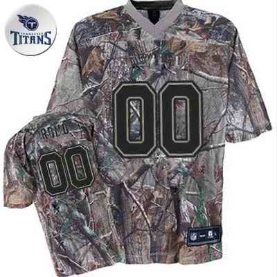 Tennessee Titans Men Customized camo Jersey