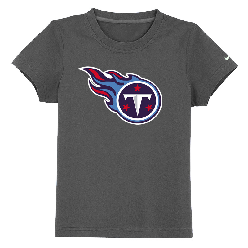 Tennessee Titans Sideline Legend Authentic Logo Youth T-Shirt D.Grey