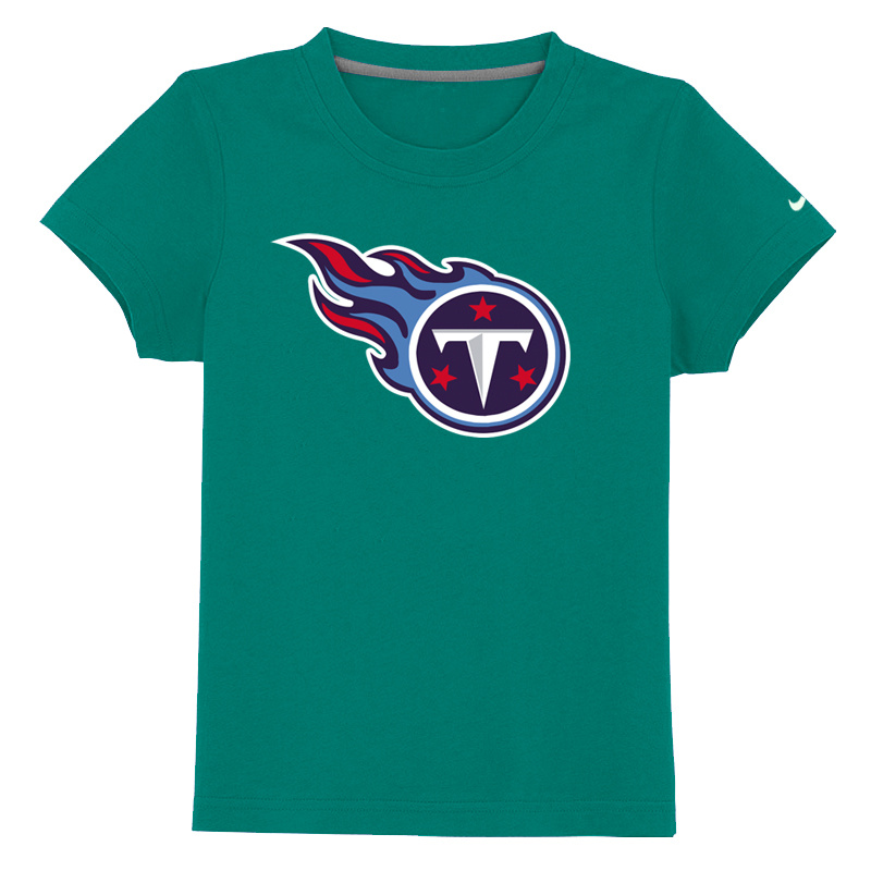 Tennessee Titans Sideline Legend Authentic Logo Youth T-Shirt Green