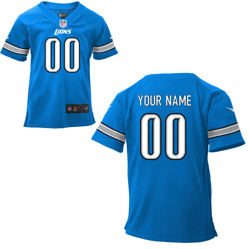 Toddler Nike Detroit Lions Customized Game Team Color Jersey