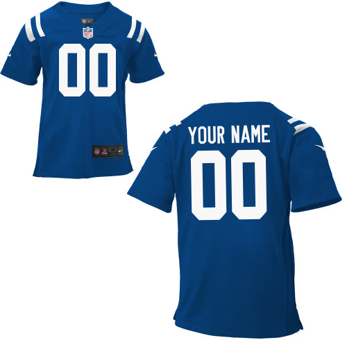 Toddler Nike Indianapolis Colts Customized Game Team Color Jersey