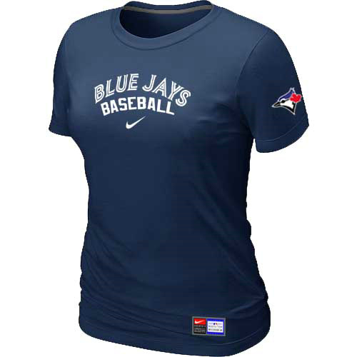 Toronto Blue Jays Nike Women's D.Blue Short Sleeve Practice T-Shirt