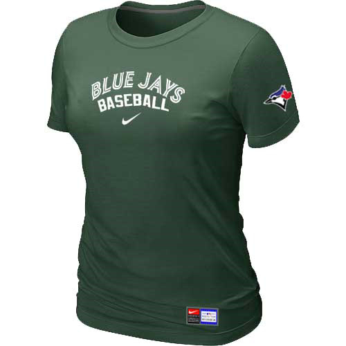 Toronto Blue Jays Nike Women's D.Green Short Sleeve Practice T-Shirt