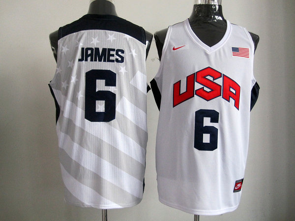 USA 6 James White 2012 Jerseys
