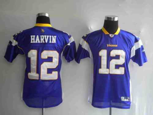 Vikings 12 Harvin purple kids Jerseys