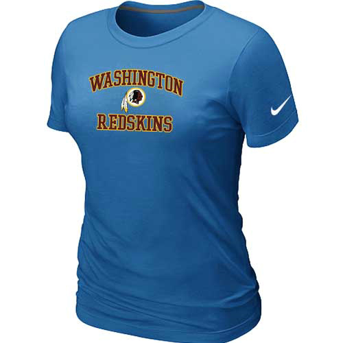 Washington Redskins Women's Heart & Soul L.blue T-Shirt
