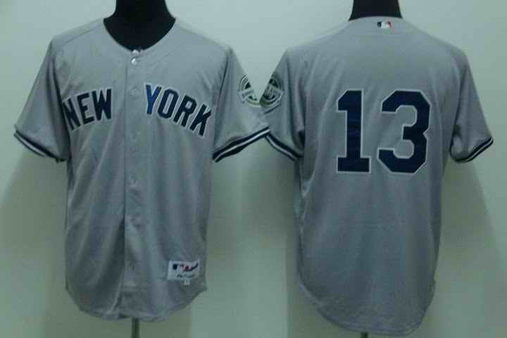 Yankees 13 Alex Rodriguez gray Kids Jersey