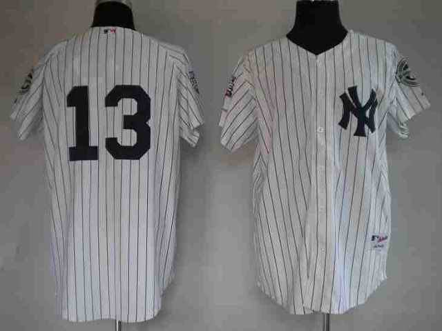 Yankees 13 Alex Rodriguez white Kids Jersey