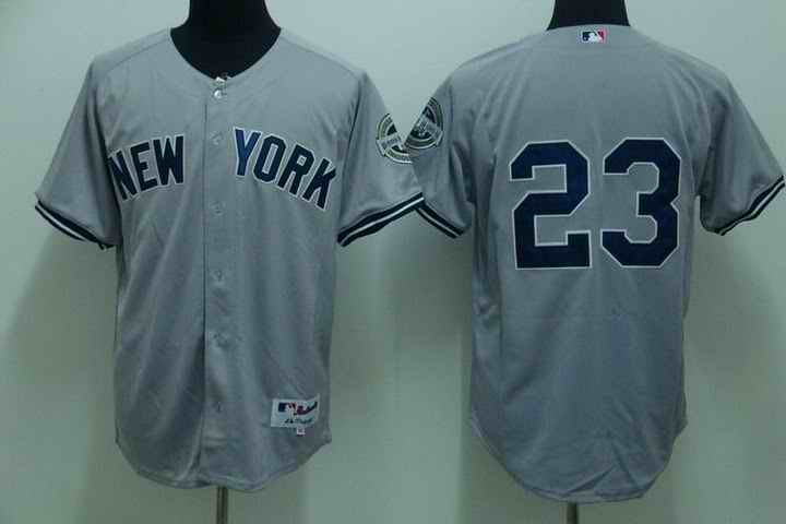 Yankees 23 Mattingly grey Kids Jersey