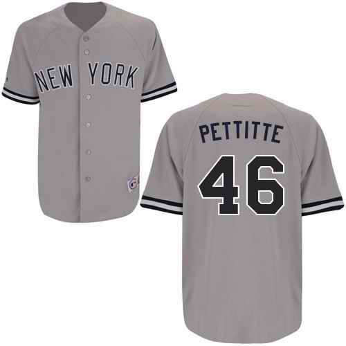 Yankees 46 Andy Pettitte gray Kids Jersey