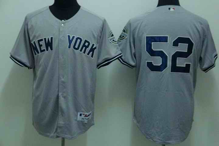 Yankees 52 CC Sabathia grey Kids Jersey