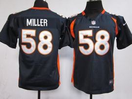 Youth Nike Broncos 58 Millers Blue Game Jerseys