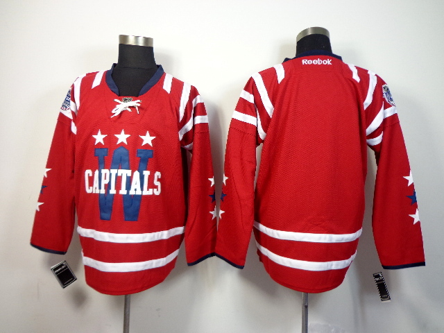 Capitals Blank Red 2015 Winter Classic Jerseys