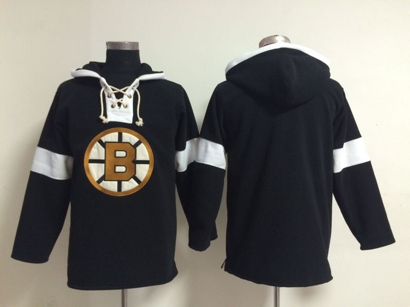 Bruins Blank Black Hooded Jerseys