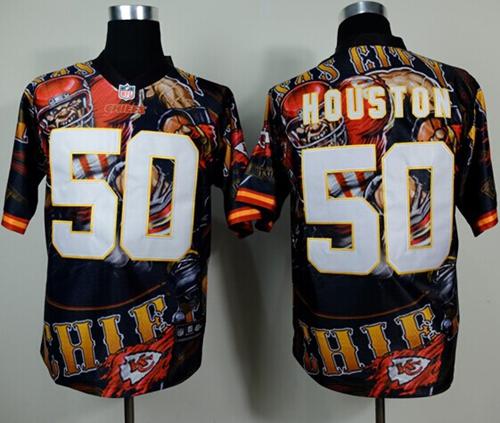Nike Chiefs 50 Houston Stitched Elite Fanatical Version Jerseys