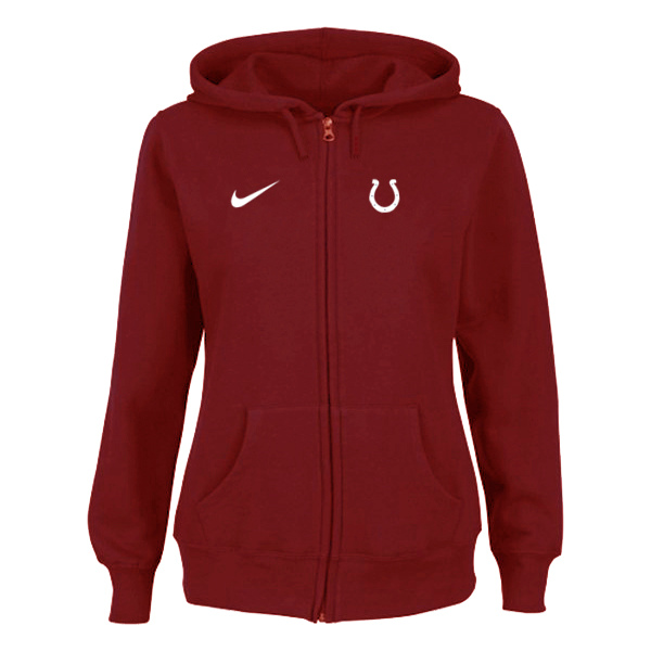 Nike Indianapolis Colts Ladies Tailgater Full Zip Hoodie Red