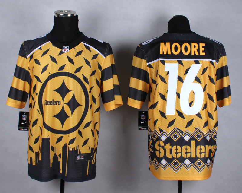 Nike Steelers 16 Moore Noble Fashion Elite Jerseys