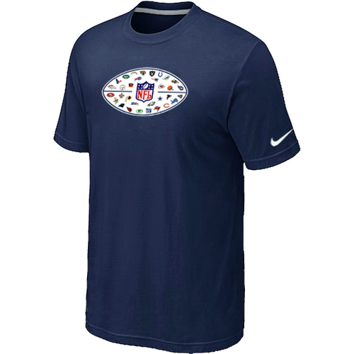 Nike NFL 32 Teams Logo Collection Locker Room T-Shirts D.Blue