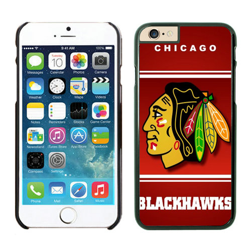 Chicago Blackhawks iPhone 6 Cases Black03