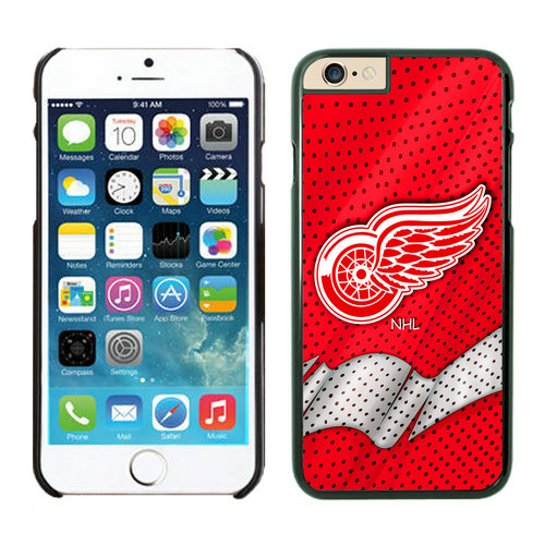 Detroit Red Wings iPhone 6 Cases Black