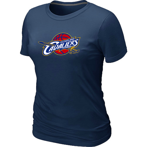 Cleveland Cavaliers Big & Tall Primary Logo D.Blue Women T Shirt