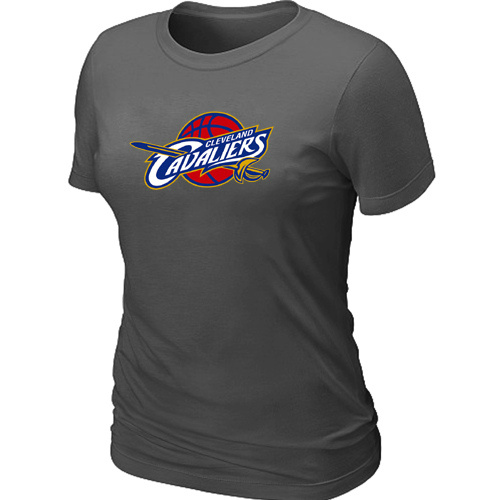 Cleveland Cavaliers Big & Tall Primary Logo D.Grey Women T Shirt