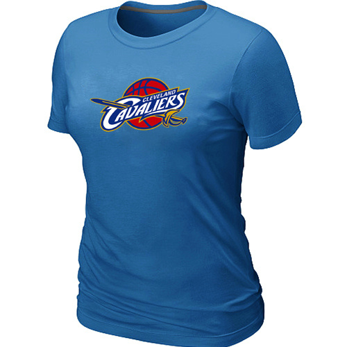 Cleveland Cavaliers Big & Tall Primary Logo L.Blue Women T Shirt