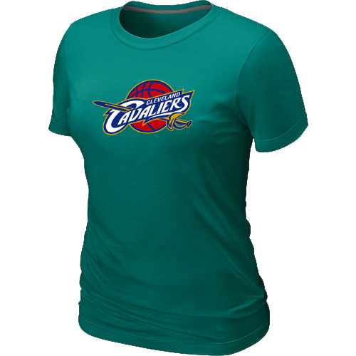 Cleveland Cavaliers Big & Tall Primary Logo Teal Women T Shirt
