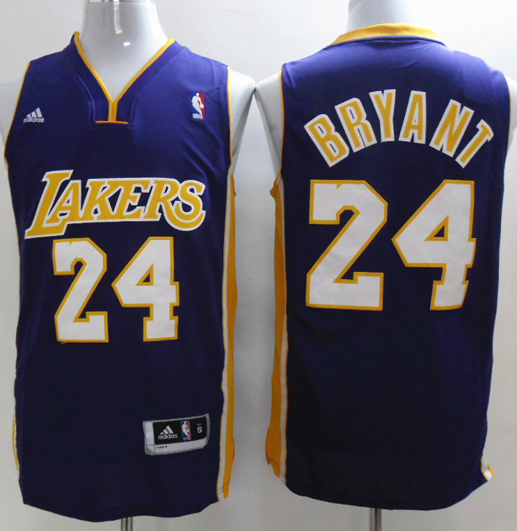 Lakers 24 Bryant Purple New Revolution 30 Jerseys
