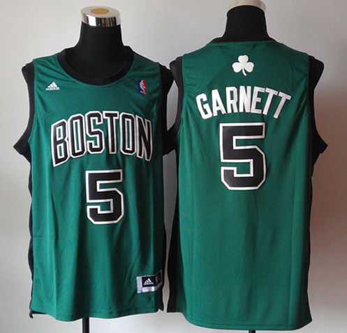 Celtics 5 Garnett Green New Revolution 30 Jerseys Black Number