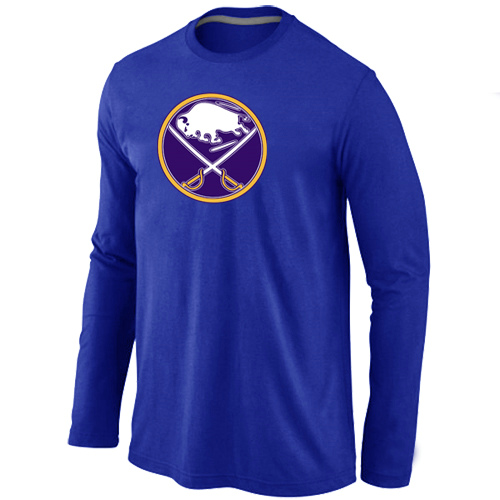 Buffalo Sabres Big & Tall Logo Blue Long Sleeve T Shirt