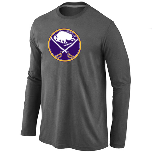 Buffalo Sabres Big & Tall Logo D.Grey Long Sleeve T Shirt