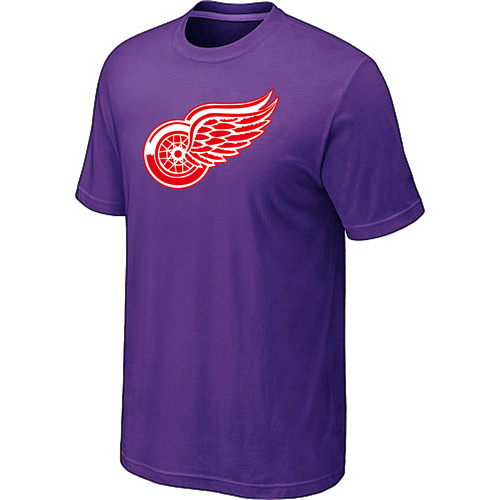 Detroit Red Wings Big & Tall Logo Purple T Shirt
